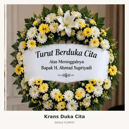 Krans Bunga Duka Gunung Putri